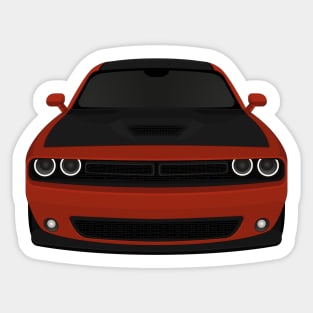 Challenger Red3 + Black Sticker